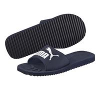 PUMA Purecat Unisex Slide Sandal , Peacoat White, 38 EU