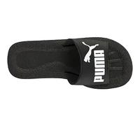PUMA Purecat Unisex Slide Sandal , Black White, 37 EU