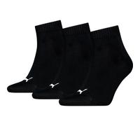 Puma Quarter Plain Socken 3er | schwarz | Herren|Damen|Kinder | 35-38 | 701230337-200 35-38