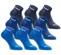 PUMA Quartersocken 18 Paar Pack Damen Herren Navigate Peacoat 39 42