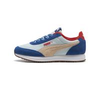 Sneaker PUMA "R78 Lightwind Retro Run Sneakers Erwachsene", Gr. 37.5, clyde royal canvas fierce rot blau beige, Obermaterial: Synthetik, Textil, Kuhleder; Futter: Textil; Innensohle: Textil; Laufsohle