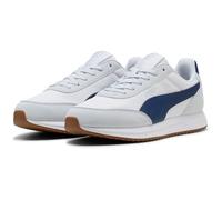 Sneaker PUMA "R78 LIGHTWIND", Damen, Gr. 42,5, puma weiß, blau jewel, silber mist, Textil, mehrfarbig, Schuhe Sneaker, mit Mesh-Obermaterial, mit SOFTFOAM+ Einlegesohle (16305521-42,5) puma weiß, blau