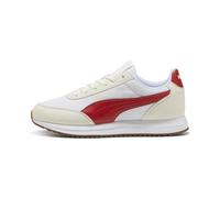 Sneaker PUMA "R78 LIGHTWIND", Damen, Gr. 42, puma weiß, candy apple, warm weiß, Textil, mehrfarbig, Schuhe Sneaker, mit Mesh-Obermaterial, mit SOFTFOAM+ Einlegesohle (63664236-42) puma weiß, candy app