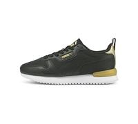 PUMA R78 WNS Metallic Pop Laufschuhe Damen, Mehrfarbig Puma Black Puma Team Gold, 38.5 EU