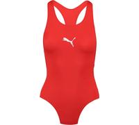 Puma Racerback Swimsuit Damen Badeanzug, grau XS