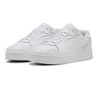 PUMA RBD Break Low Unisex-Sneaker, Weiß/Kühles Hellgrau/Schwarz, 12 UK