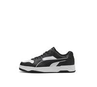 PUMA RBD Break Low Unisex-Sneaker, Weiß, Schwarz, Schwarz, 10 UK