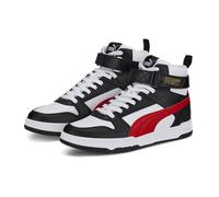 PUMA Unisex Rbd Game Sneaker, White High Risk Red Black Team Gold, 40 EU
