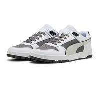 PUMA RBD Game Low, Unisex Sneaker, COOL Dark Gray-Flat Dark Gray White,