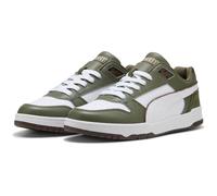 PUMA RBD Game Low, Unisex Sneaker, Loden Green White-Chocolate,