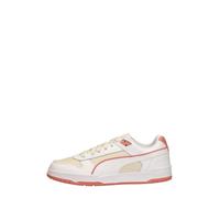 PUMA RBD Game Low, Unisex Sneaker, Alpine Snow White-PINK Fruit,