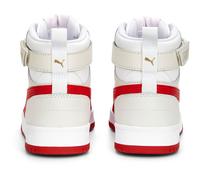 PUMA RBD Game Mid-Top Sneaker Kinder 04 - PUMA white/for all time red/feather gray/PUMA gold 37.5