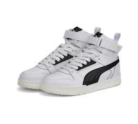 Puma RBD Game Mid-Top Sneaker Kinder 08 - PUMA white/for all time red/PUMA black/gold 38 für Kinder, weiß, Größe 38 ½ EU / 5,5 UK