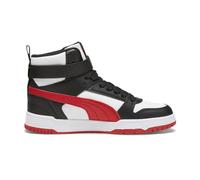 Puma RBD Game Mid-Top Sneaker Kinder 08 - PUMA white/for all time red/PUMA black/gold 38 für Kinder, weiß, Größe 38 EU / 5 Kids UK