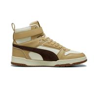 Puma RBD Game Winterized Mid-Top Sneaker gefüttert deep olive/dark chocolate/puma team gold 46 für Herren, weiß, Größe 43 EU / 9 UK