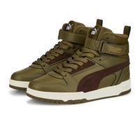 PUMA RBD Game Winterized Mid-Top Sneaker gefüttert Kinder deep olive/dark chocolate/puma team gold 38