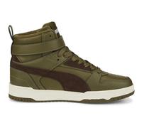 PUMA RBD Game Winterized Mid-Top Sneaker gefüttert Kinder deep olive/dark chocolate/puma team gold 38