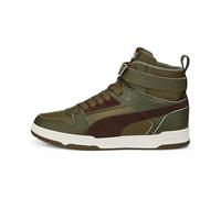 PUMA RBD Game WTR, Unisex-Erwachsene Sneaker, DEEP Olive-Dark Chocolate-PUMA Team Gold,