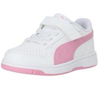 Sneaker PUMA "REB-L AC+ PS", Gr. 28, weiß (puma weiß, mauved out, magenta gleam), mehrfarbig, sportlich, Schuhe (75096731-28) puma weiß, mauved out, magenta gleam