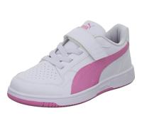 Sneaker PUMA "REB-L AC+ PS", Gr. 32, weiß (puma weiß, mauved out, magenta gleam), mehrfarbig, sportlich, Schuhe (75096731-32) puma weiß, mauved out, magenta gleam