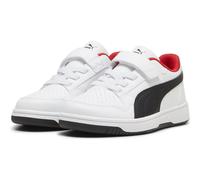 Sneaker PUMA "REB-L AC+ PS", Gr. 28, bunt (puma weiß, puma schwarz, for all time rot), unifarben, sportlich, Schuhe (51111110-28) puma weiß, puma schwarz, for all time rot