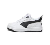 Puma Rebound V6 Lo Jr Unisex-Kinder Sneaker, Puma Weiß/Puma/Schwarz. Puma, 35 EU