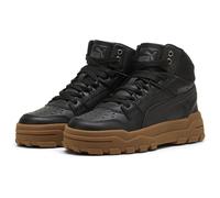 Sneaker PUMA "Rebound Abrupt Sneakers Jugendliche" Gr. 37.5, schwarz (black shadow gray gum beige) Kinder Schuhe (50230637-37,5) black shadow gray gum beige