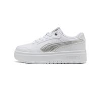 PUMA Rebound Femme Low Metallisch Sneakers Damen, Schuhe, Weiß, 39 White