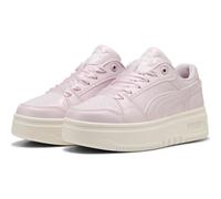 Sneaker PUMA "REBOUND FEMME LOW PERLA", Damen, Gr. 41, Textil, rosa (powder pink, warm weiß, puma weiß), Synthetik, mehrfarbig, Schuhe Sneaker (44607765-41) powder pink, warm weiß, puma weiß