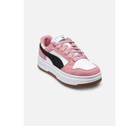 PUMA Rebound Femme Low Suede Sneaker Damen 02 - PUMA white/PUMA black/poised pink 36
