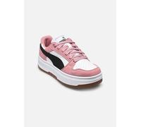 PUMA Rebound Femme Low Suede Sneaker Damen 02 - PUMA white/PUMA black/poised pink 42