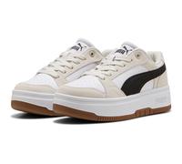 PUMA Rebound Femme Low Suede Sneaker Damen 01 - PUMA white/PUMA black/frosted ivory 39