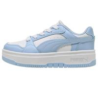 PUMA Rebound Femme PS Sneaker, White-Haute Tropic, 31.5 EU