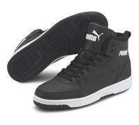 PUMA Rebound JOY Fur Sneaker - Unisex - schwarz/weiß in Größe 48 1/2