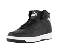 PUMA Rebound JOY Fur Sneaker - Unisex - schwarz/weiß in Größe 48 1/2