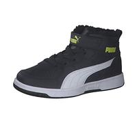 PUMA Mädchen Puma Rebound Joy Fur Ps Sneaker, Parisian Night Puma White Light Lime, 28 EU