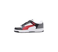 PUMA Rebound Joy Low Sportschuhe für Erwachsene, Unisex, Weiß Schwarz Rot, 42.5 EU