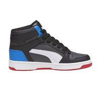 Puma Rebound Layup Sl Jr Sneaker, Mehrfarbig (Dark Coal White Black Racing Blue for All Time Red), 38.5 EU