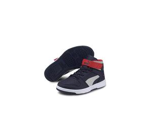 Puma Rebound Layup SL V Peacoat-Grau Violett-H R Rot Kind 28 28