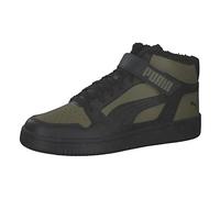 PUMA Unisex Rebound Mid Strap WTR Sneaker, Burnt Olive Black, 42.5 EU