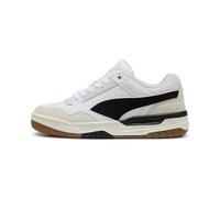 Puma Rebound Retro-Schuhe für Herren, Weiß-Schwarz-Federgrau, 10