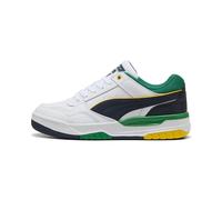Sneaker PUMA "REBOUND RETRO", Gr. 40, puma weiß, archive grün, new navy, mehrfarbig, sportlich, Schuhe (65240940-40) puma weiß, archive grün, new navy