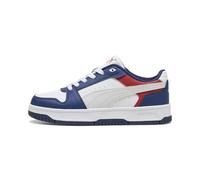 Puma Rebound Slam Halbschuhe für Kinder, Unisex, Blue Jewel-Feather Gray-Puma White, 6.5 Big Kid