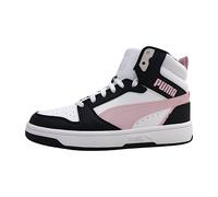 PUMA Unisex Rebound V6 Sneaker, White-Rose Mauve Black, 37.5 EU