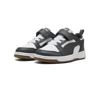 PUMA Rebound V6 LO AC+ PS Sneaker, White-Dusky Gray-Gum, 31 EU