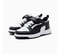 PUMA Rebound V6 Lo AC+ Sneaker mit Klettverschluss Kinder 01 - PUMA white/PUMA black 32