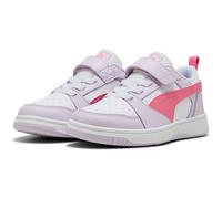 PUMA Rebound V6 Lo AC+ Sneaker mit Klettverschluss Kinder 22 - lilac frost/magic rose/puma white 35