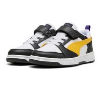 PUMA Rebound V6 Lo AC+ Sneaker mit Klettverschluss Kinder 23 - PUMA black/yellow sizzle/PUMA white 32
