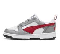 PUMA Kinder Freizeitschuhe Puma Rebound V6 Lo Jr (393833) 37 ½ STORMY SLATE-CLUB RED-PUMA BLA
