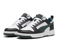 PUMA Rebound V6 Lo Sneaker Kinder 15 - PUMA black/dark myrtle/PUMA white 37